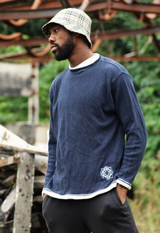 RETRO / BLUE JUMPER