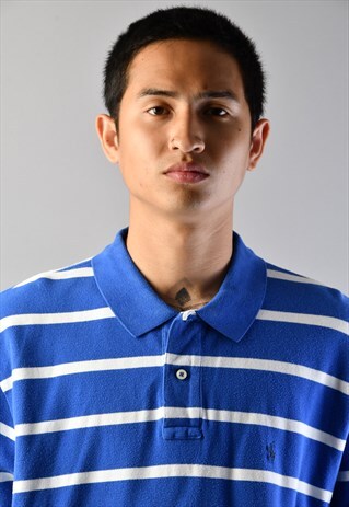 RALPH LAUREN STRIPED POLO T-SHIRT PS875