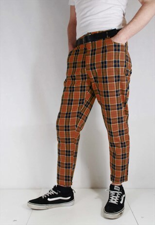 ralph lauren tartan trousers