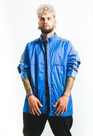 VINTAGE 80S ADIDAS RAINCOAT JACKET /S7063