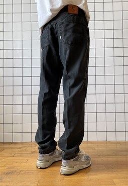 Vintage VALENTINO Jeans Denim Pants 90s Black