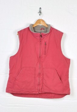 Vintage Carhartt Workwear Vest Gilet Sherpa Lined Ladies XXL