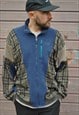 90's vintage The North Face reworked abstract pattern knit