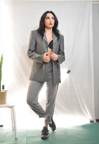 VINTAGE GREY BLAZER