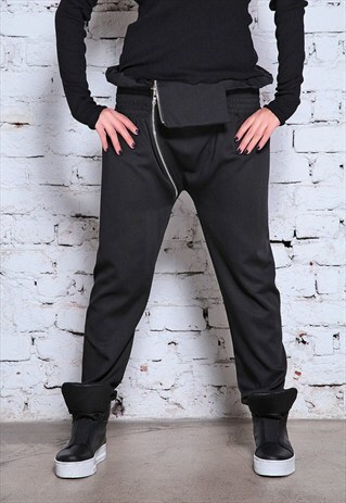 YOGA HAREM PANTS/ PLUS SIZE YOGA PANTS/ LONG TROUSERS