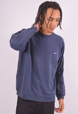 VINTAGE NIKE SWEATSHIRT JUMPER NAVY BLUE