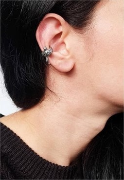 Bird Ear Cuff Earring Women Sterling Silver Earring