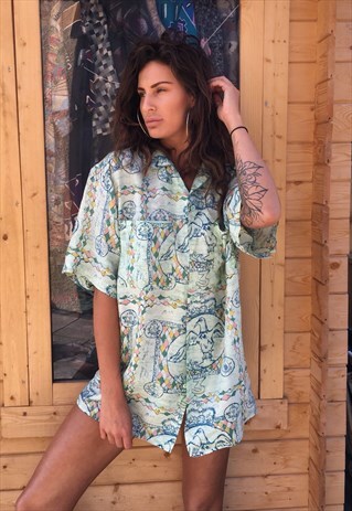 OVERSIZED RETRO 90S 80S VINTAGE UNISEX FESTIVAL SHIRT