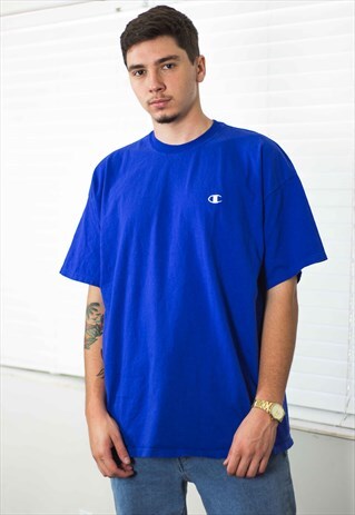 VINTAGE CHAMPION T-SHIRT LOGO 90S XL 10