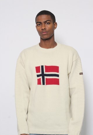 VINTAGE NAPAPIJRI JUMPER BEIGE
