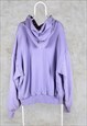 KANYE WEST 2020 VISION DOUBLE LAYERED HOODIE PURPLE 