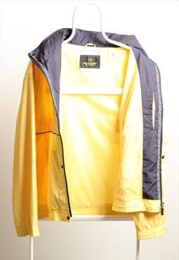 Vintage Dunlop Motor Sport Windbreaker Jacket Yellow