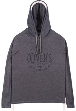 Vintage 90's Anvil Hoodie Oliver's Pullover