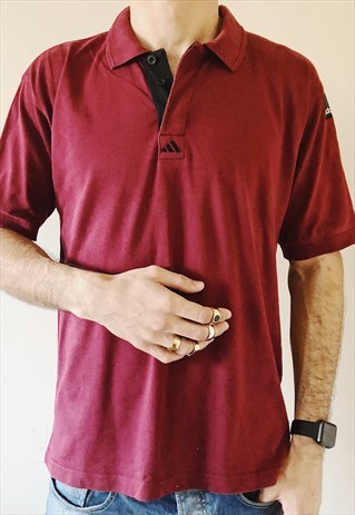 VINTAGE BURGUNDY LOGO TEE