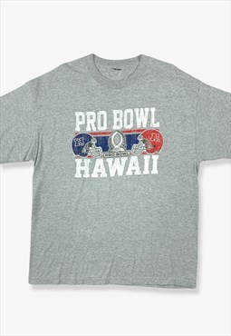 Vintage nfl pro bowl hawaii graphic t-shirt grey xl BV13526