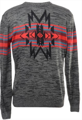 VINTAGE AZTEC JUMPER - L