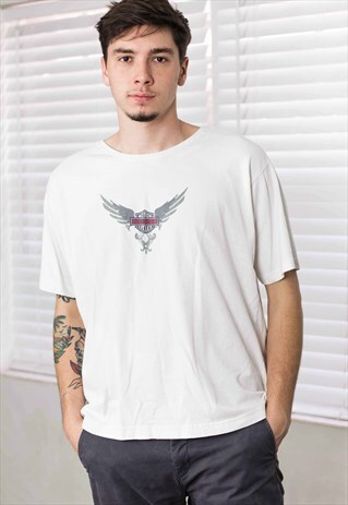 VINTAGE HARLEY-DAVIDSON T-SHIRT LOGO 90S X 8.2