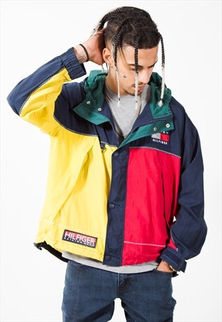 UNIQUE VINTAGE TOMMY HILFIGER PARKA JACKET / S2251