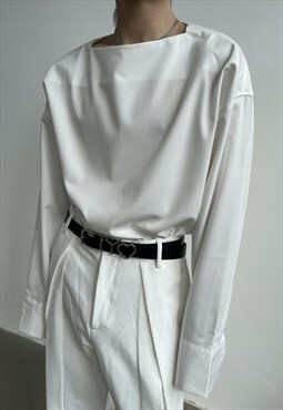 Men's Design solid color shirts A VOL.1
