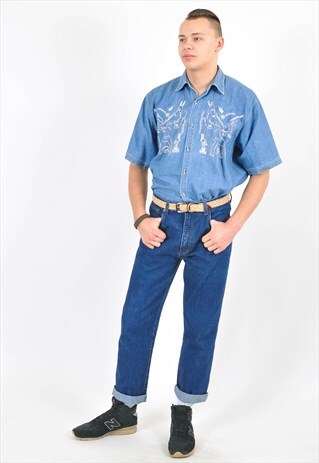 VINTAGE 90'S DENIM SHIRT
