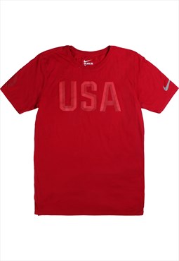 Vintage 90's Nike T-Shirt USA Short Sleeve Crewneck