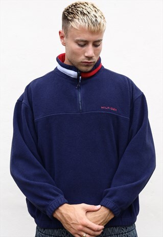 NAVY TOMMY HILFIGER FLEECE