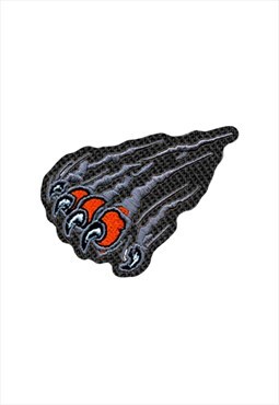 Embroidered Monster Claw iron on patch / sew on patch