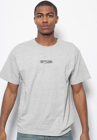 VINTAGE NIKE BASEBALL LOGO T-SHIRT GREY