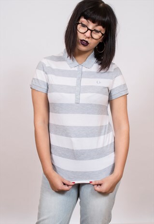 FRED PERRY STRIPED POLO SHIRT 12
