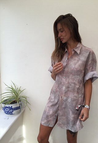 CRAZY PATTERN OVERSIZED RETRO VINTAGE UNISEX FESTIVAL SHIRT