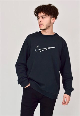 VINTAGE 90'S NIKE BLACK SWEATSHIRT