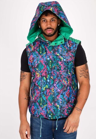 VINTAGE REVERSIBLE GILLET JACKET NJ894