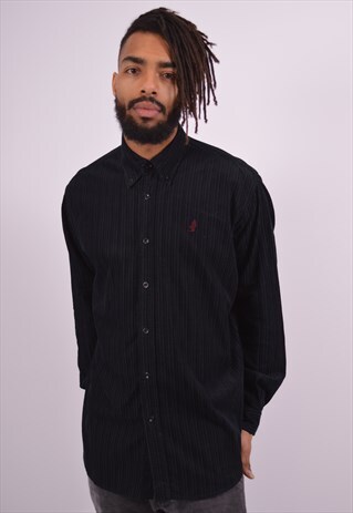 VINTAGE MARLBORO CLASSICS CORDUROY SHIRT BLACK