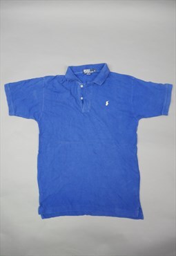 Vintage Ralph Lauren Polo Shirt in Blue with Logo