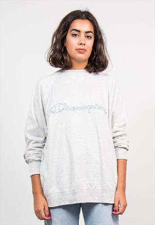 VINTAGE 90'S GREY CHAMPION SWEATER