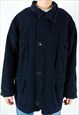 MALENKOW XL WOOL JACKET PEA COAT WINTER OVERCOAT WARM EU 54