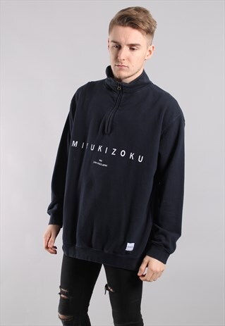 VINTAGE MIYU KIZUKO 1/4 ZIP SWEATSHIRT