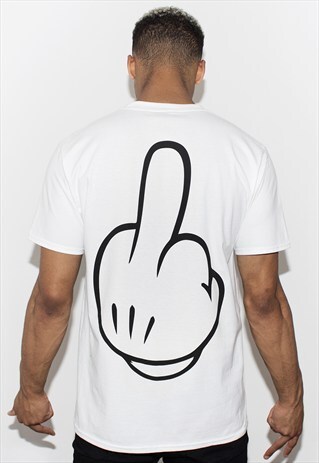 HAND GESTURE WHITE TEE