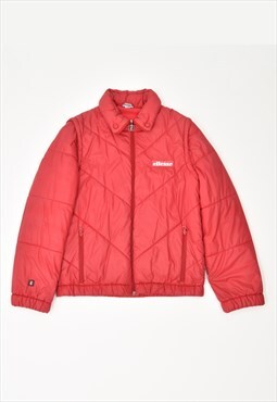 Vintage Ellesse Padded Jacket Red