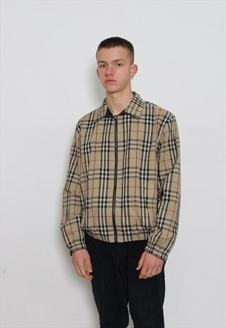 VINTAGE REVERSIBLE BURBERRY HARRINGTON JACKET