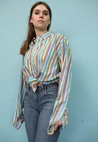 VINTAGE TOMMY HILFIGER SHRIPES SHIRT