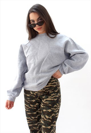 90'S RETRO GREY SWEATSHIRT