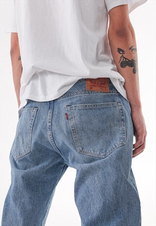 VINTAGE LEVIS DENIM PANTS TROUSERS 90S BLUE