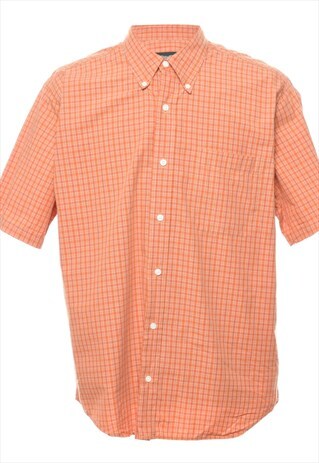 VINTAGE EDDIE BAUER CHECKED SHIRT - L