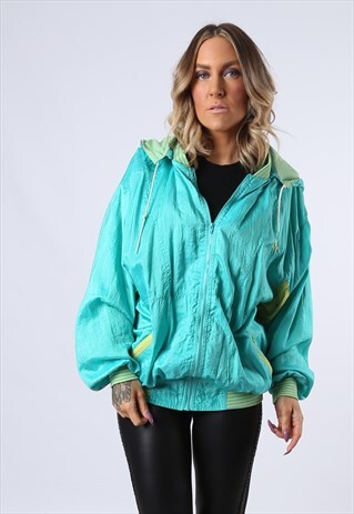 PUMA VINTAGE SHELL JACKET TRACK TOP HOODED OVERSIZED (FN3I)