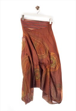 Vintage Wirblatt  Trousers Stretch Waistband Brown