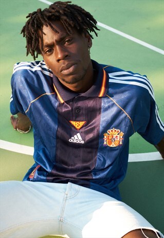 1999 ADIDAS SPAIN AWAY FOOTBALL JERSEY T-SHIRT