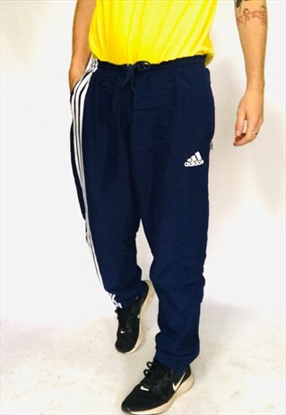 navy blue adidas tracksuit