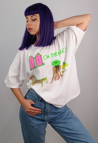 VINTAGE 90'S OVERSIZED SUMMER T-SHIRT