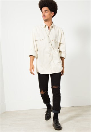 VINTAGE 80'S LEVI'S DENIM SHIRT / 0094 / 101